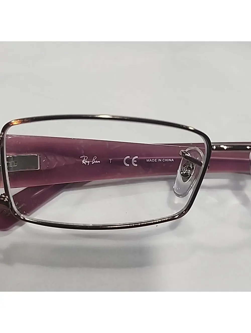 Ray Ban RB6207 2531 Brown Metal Purple Eyeglasses 50-16 135